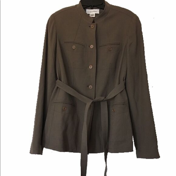 Calvin Klein Military style jacket 8 - Picture 1 of 4